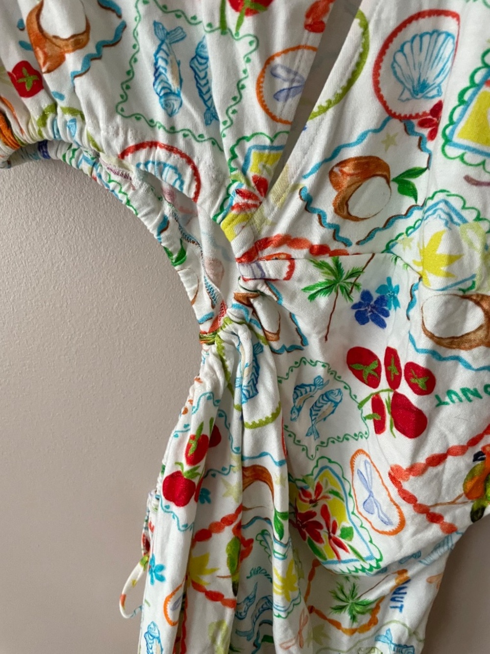 Anthropologie Celandine Cutout T-Shirt Mini Dress COVERUP NWT Size M - Picture 12 of 12